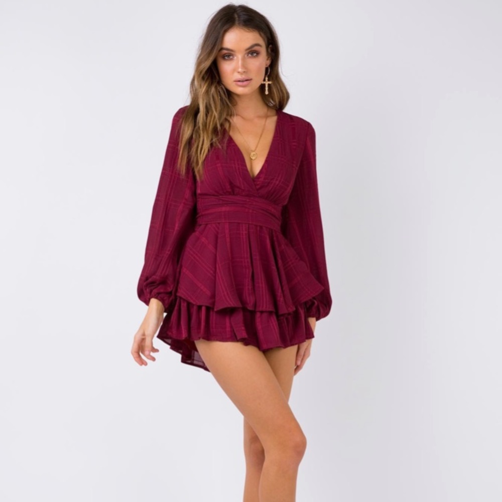 Princess Polly Long Sleeve Playsuit